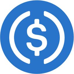 Cryptocurrency Stablecoin USD Coin (USDC) Logo