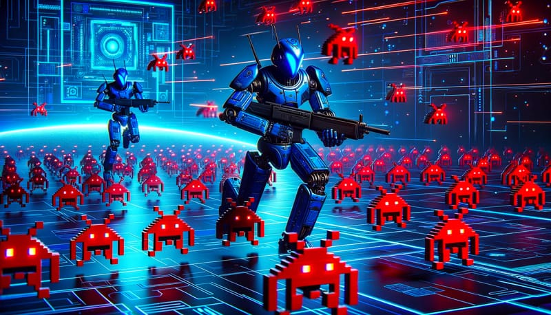 malware defense robots